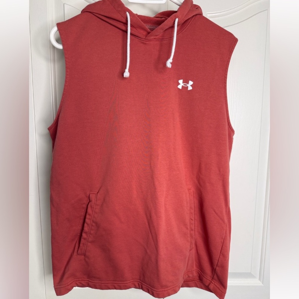 Under Armour Sleeveless Hoodie Tank - Rust